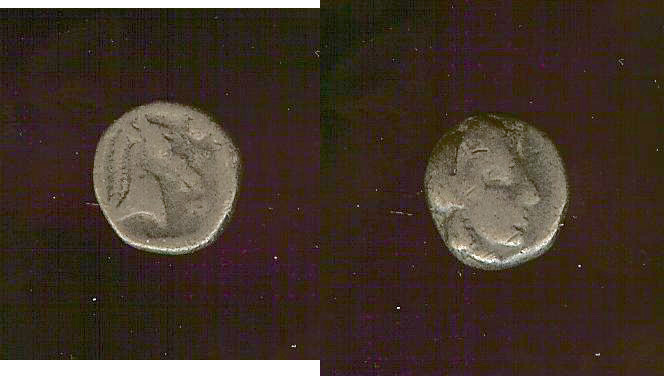 Thessaly Pharsalos hemidrachm 480-450 BC F+